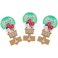 سرمدادی مقوایی حروف الفبا آموزش حرف ک بسته 40 عددی