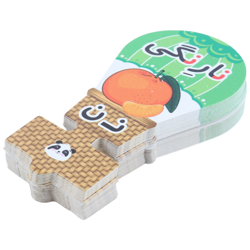 سرمدادی مقوایی حروف الفبا آموزش حرف ن بسته 40 عددی