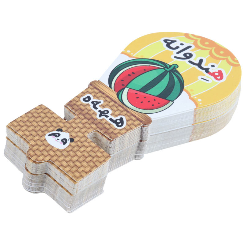 سرمدادی مقوایی حروف الفبا آموزش حرف هـ بسته 40 عددی