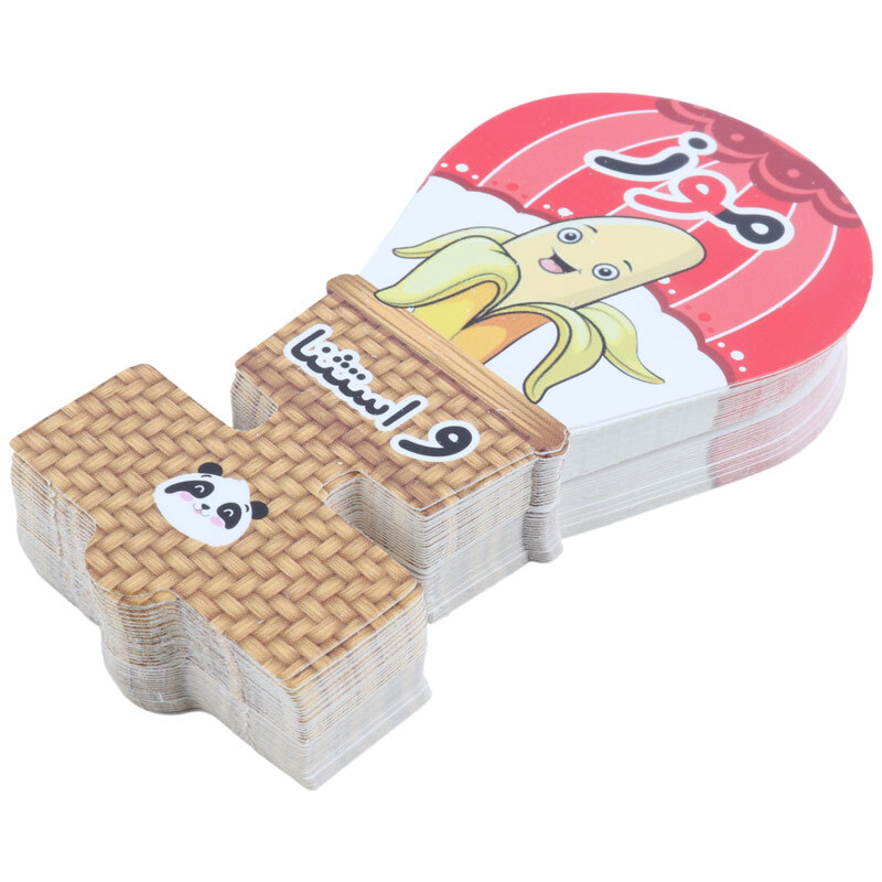 سرمدادی مقوایی حروف الفبا آموزش حرف و (استثنا) بسته 40 عددی