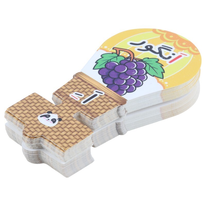 سرمدادی مقوایی حروف الفبا آموزش حرف اَ بسته 40 عددی