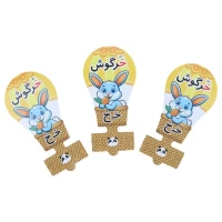 سرمدادی مقوایی حروف الفبا آموزش حرف خ بسته 40 عددی