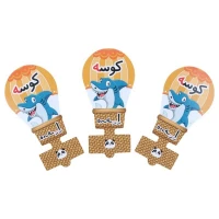 سرمدادی مقوایی حروف الفبا آموزش حرف ـه بسته 40 عددی