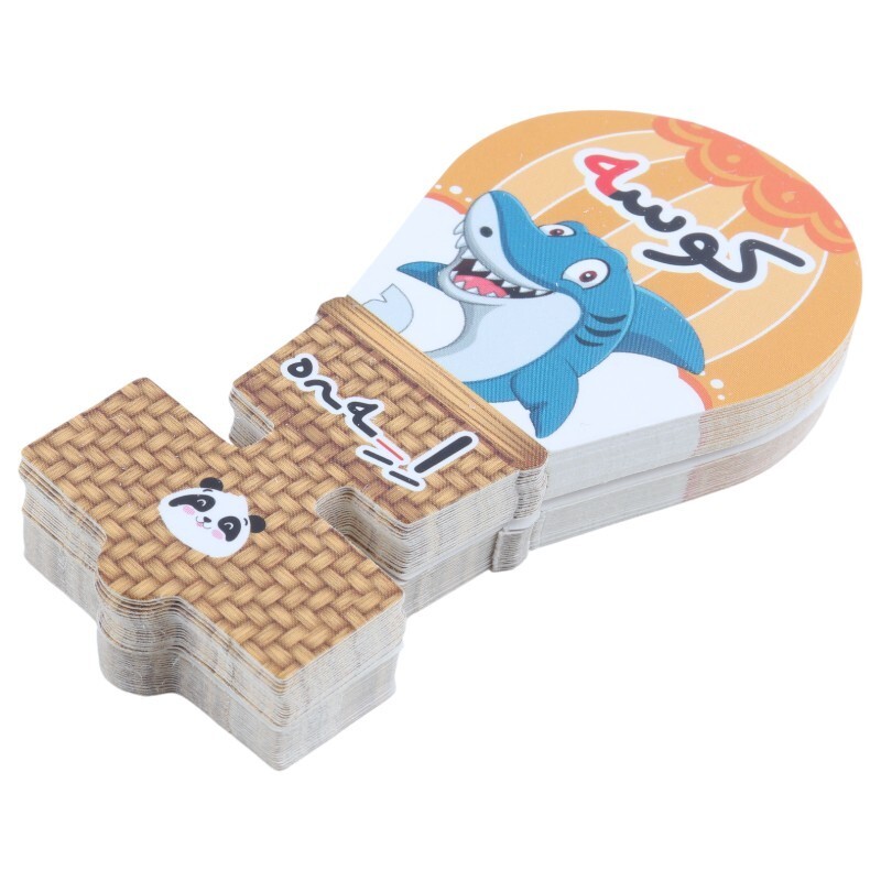 سرمدادی مقوایی حروف الفبا آموزش حرف ـه بسته 40 عددی