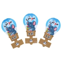 سرمدادی مقوایی حروف الفبا آموزش حرف او و بسته 40 عددی