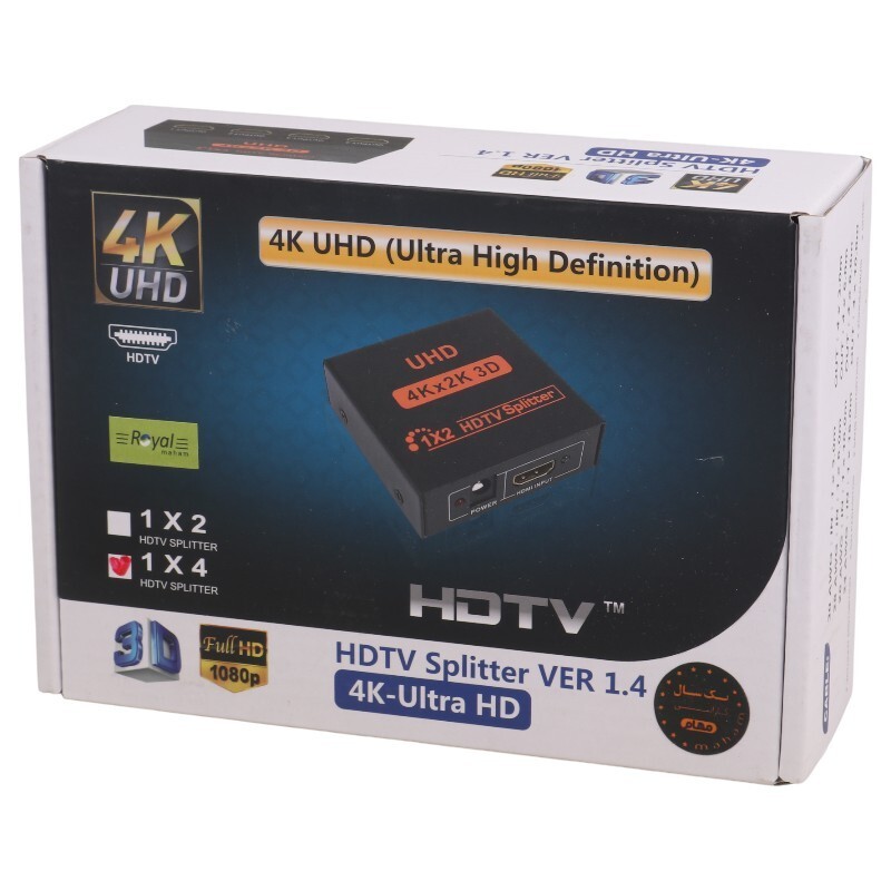 اسپلیتر 4 پورت HDMI رویال UHD