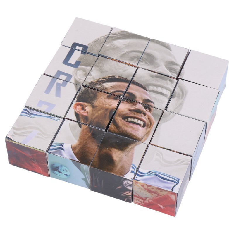 پازل مکعبی 6 وجهی طرح فوتبالی شایان