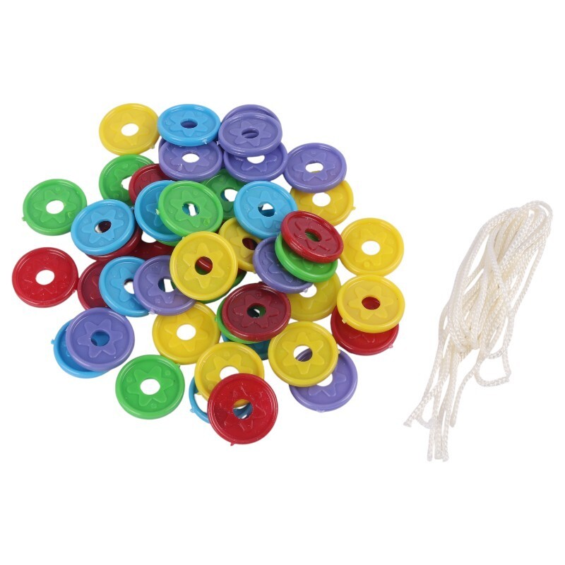 مهره آموزش شمارش همراه با نخ شایان تویز