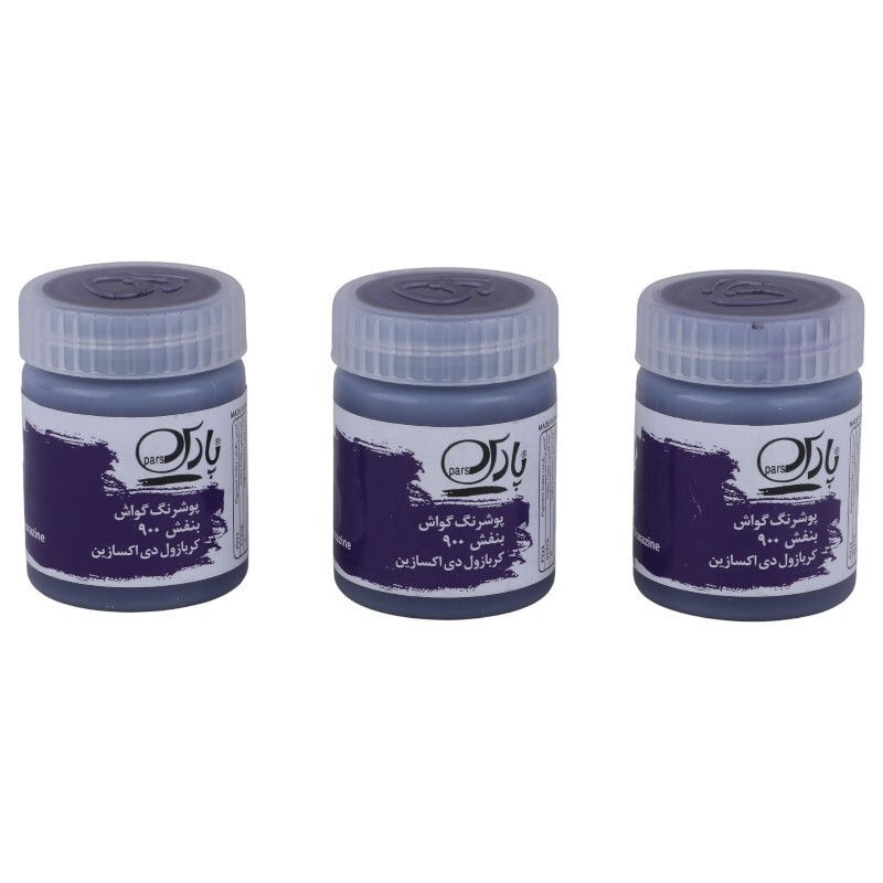 گواش تک رنگ 30 میل پارس B Plus بسته 6 عددی
