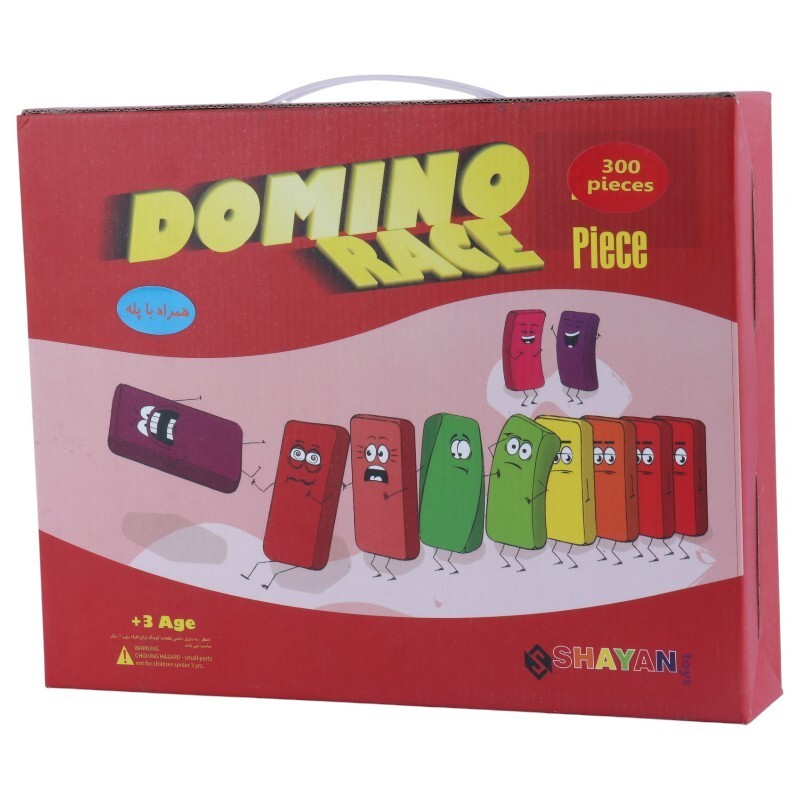 بازی فکری دومینو 300 تکه شایان تویز همراه با پله