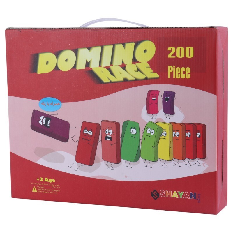 بازی فکری دومینو 200 تکه شایان تویز همراه با پله