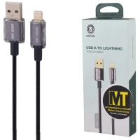 کابل لایتنینگ فست شارژ 3 آمپر گرین لاین GNTPTGHATLBK طول 1 متر