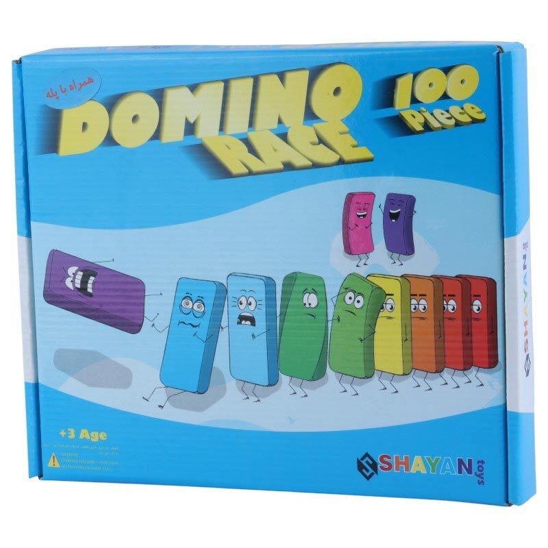 بازی فکری دومینو 100 تکه شایان همراه با پله
