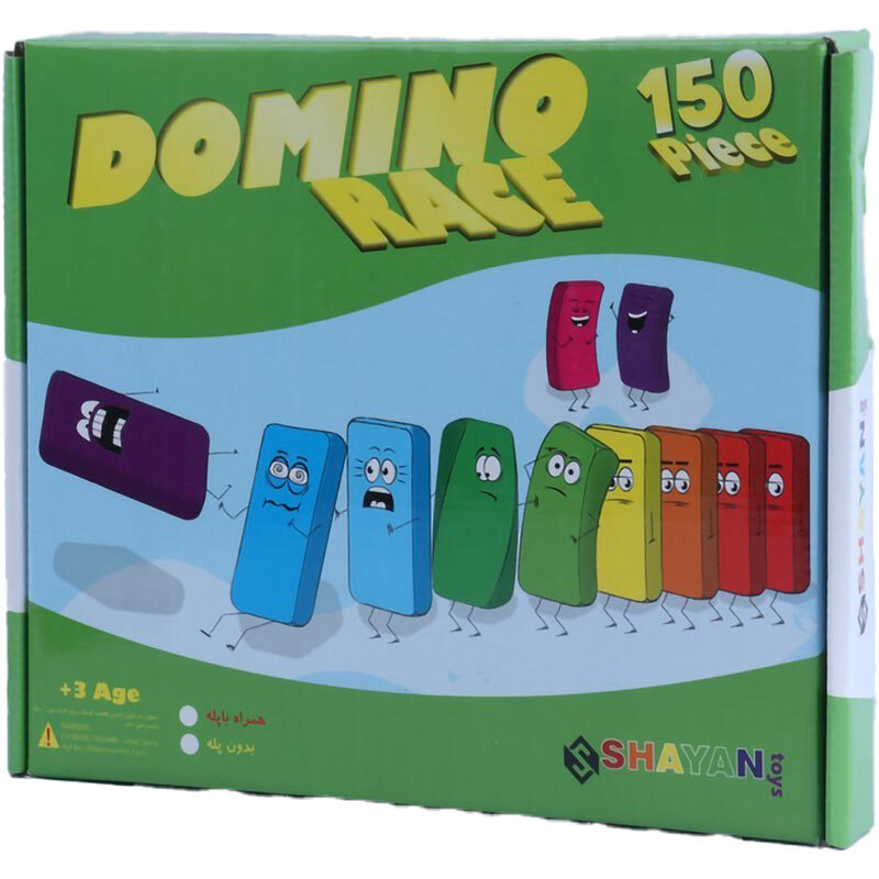 بازی فکری دومینو 150 تکه شایان تویز