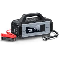 جامپ استارتر و پمپ باد و پاور بانک یسیدو VC13 ظرفیت 10000 میلی آمپر ساعت