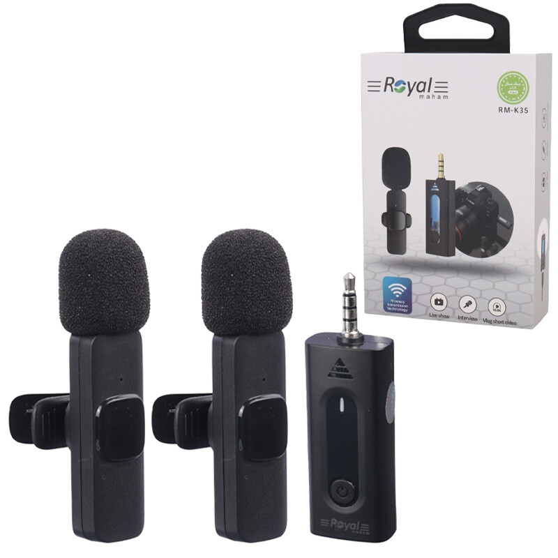 میکروفون یقه ای بی سیم Royal RM-K35