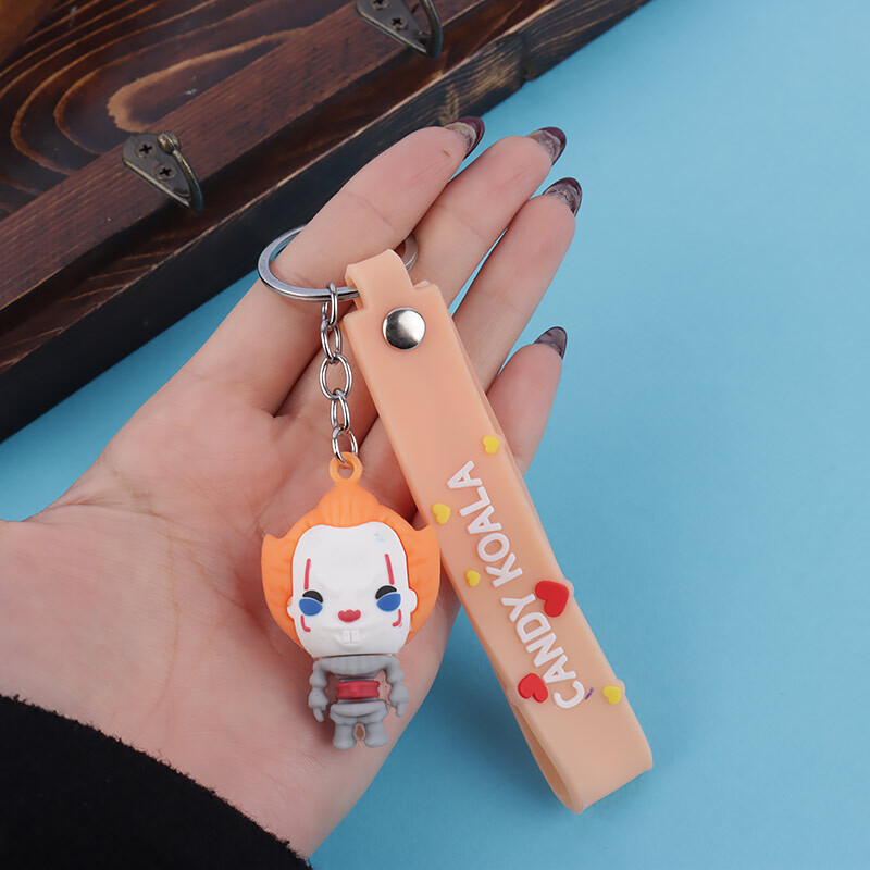 جاکلیدی سیلیکونی طرح جوکر کد 1 + بند آویز