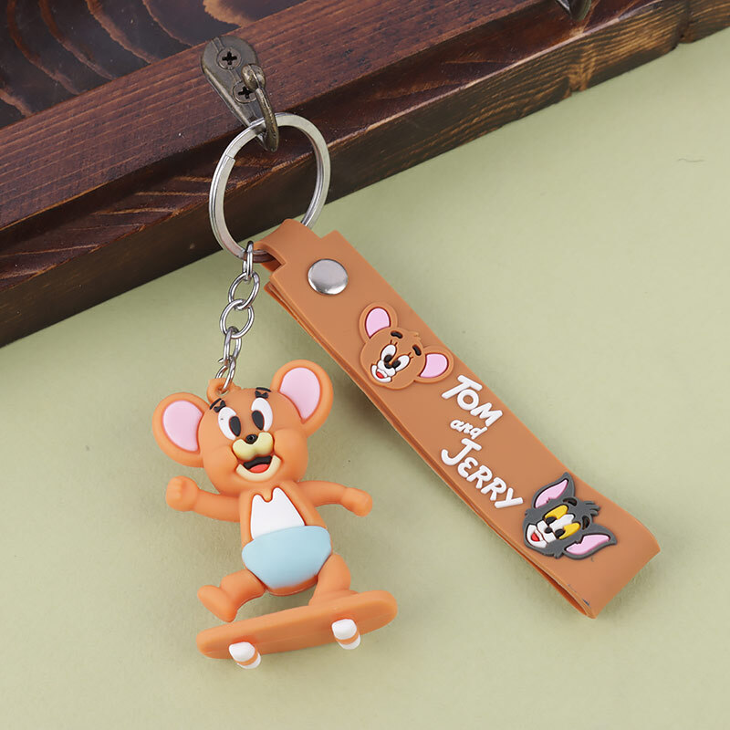 جاکلیدی سیلیکونی طرح جری کد 2 + بند آویز