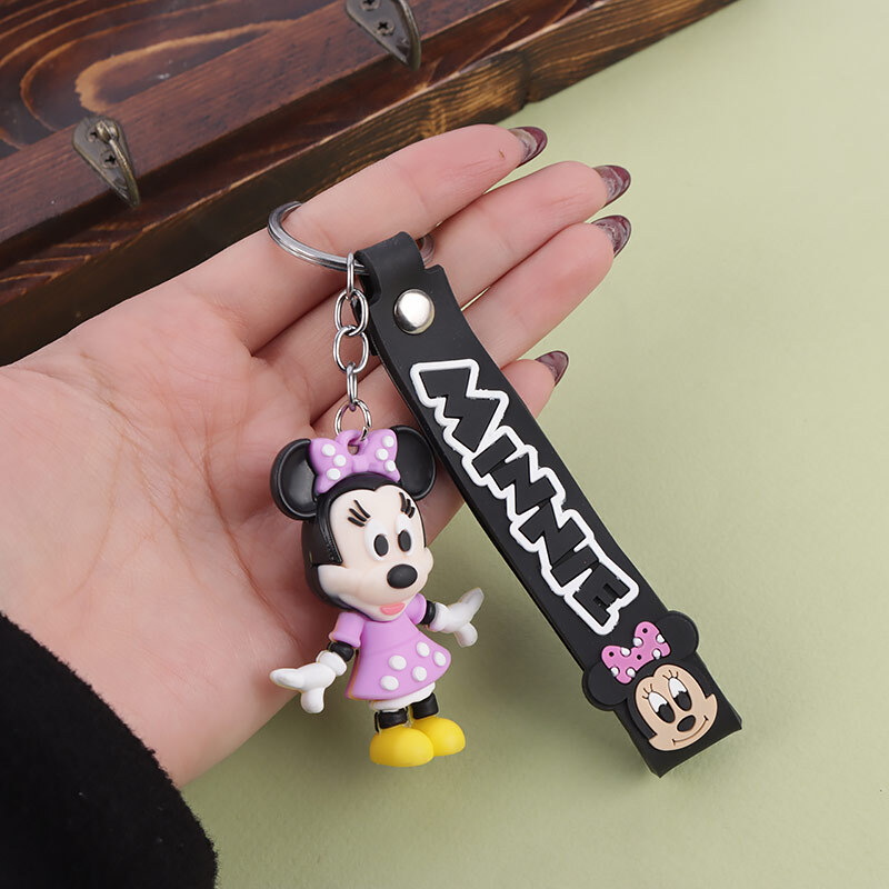 جاکلیدی سیلیکونی طرح مینی موس کد 1 + بند آویز