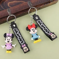 جاکلیدی سیلیکونی طرح مینی موس کد 1 + بند آویز