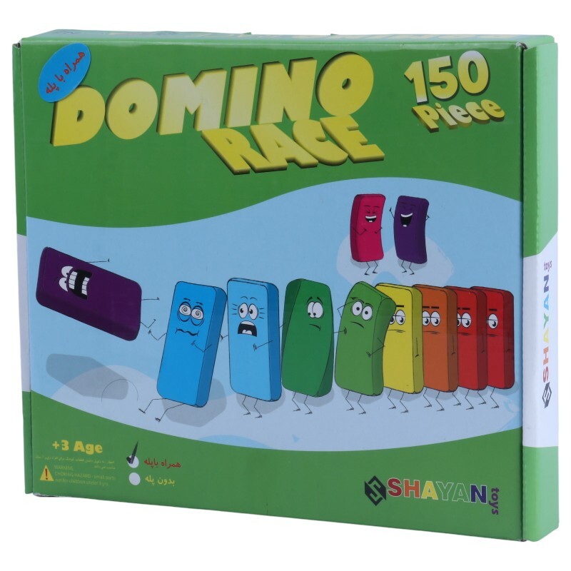 بازی فکری دومینو 150 تکه شایان همراه با پله