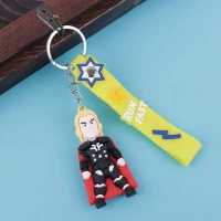 جاکلیدی سیلیکونی طرح ثور + بند آویز