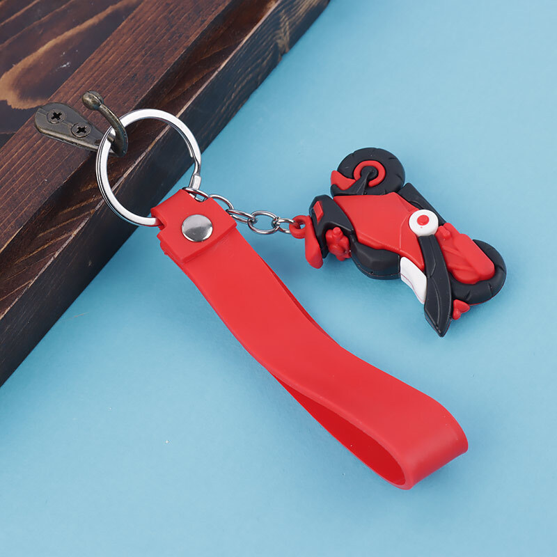 جاکلیدی سیلیکونی طرح موتور سیکلت کد 1 + بند آویز