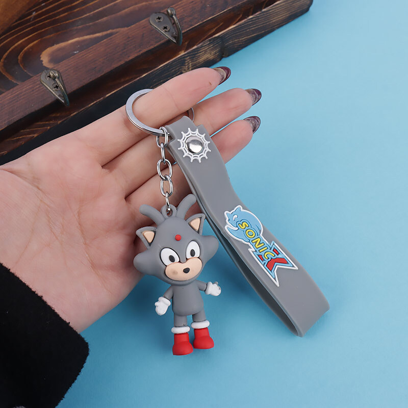 جاکلیدی سیلیکونی طرح سونیک کد 1 + بند آویز