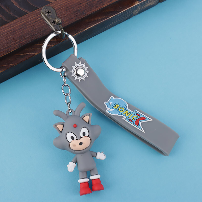 جاکلیدی سیلیکونی طرح سونیک کد 1 + بند آویز