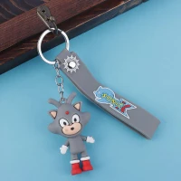 جاکلیدی سیلیکونی طرح سونیک کد 1 + بند آویز