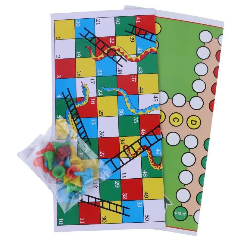 بازی فکری دوز 4 تایی و منچ و مار پله