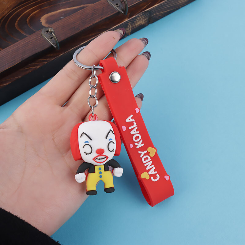 جاکلیدی سیلیکونی شخصیت دلقک + بند آویز