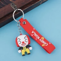 جاکلیدی سیلیکونی شخصیت دلقک + بند آویز