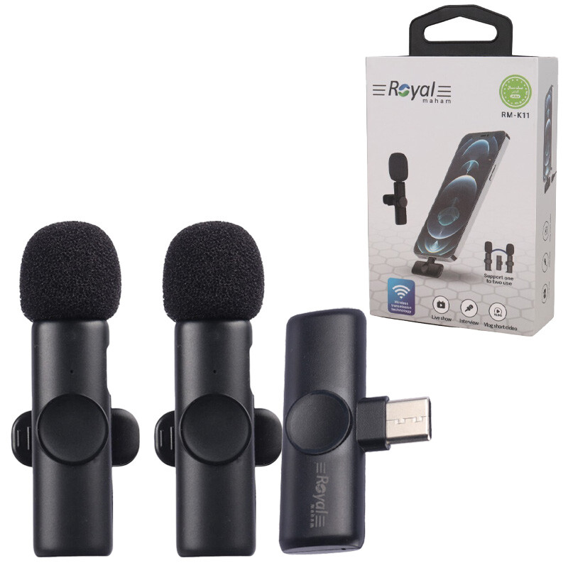 میکروفون یقه ای بی سیم Royal RM-K11