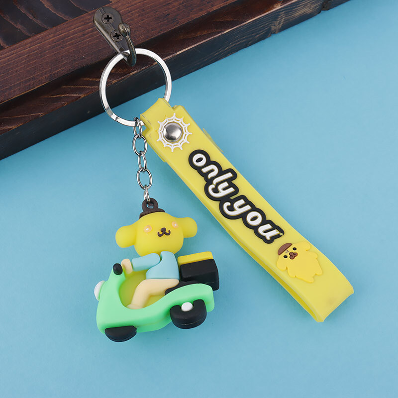 جاکلیدی سیلیکونی طرح پوکمون موتوری + بند آویز