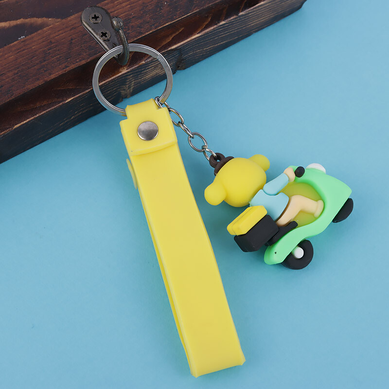 جاکلیدی سیلیکونی طرح پوکمون موتوری + بند آویز