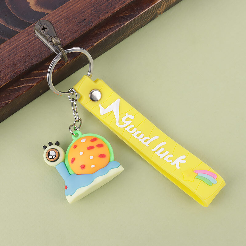 جاکلیدی سیلیکونی طرح حیوانات + بند آویز