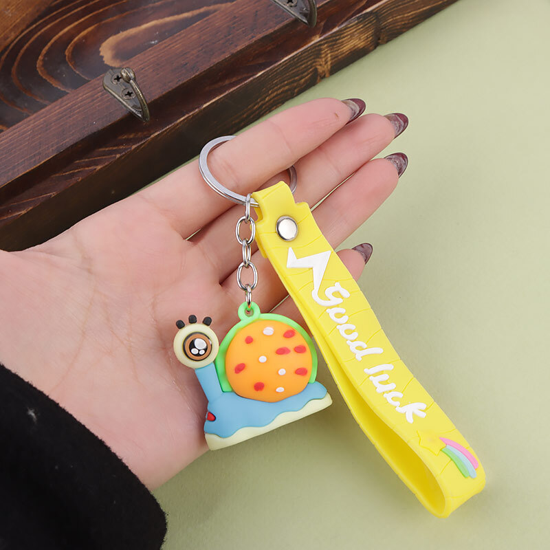 جاکلیدی سیلیکونی طرح حیوانات + بند آویز