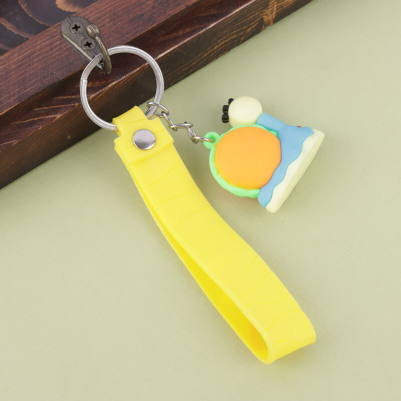 جاکلیدی سیلیکونی طرح حیوانات + بند آویز