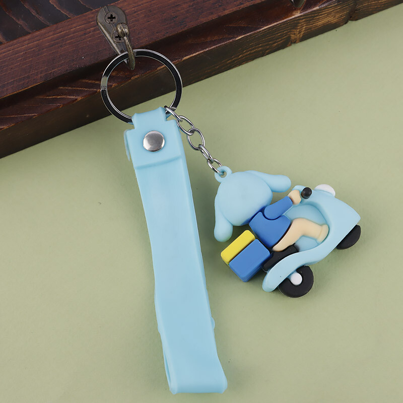 جاکلیدی سیلیکونی فانتزی کد 1 + بند آویز