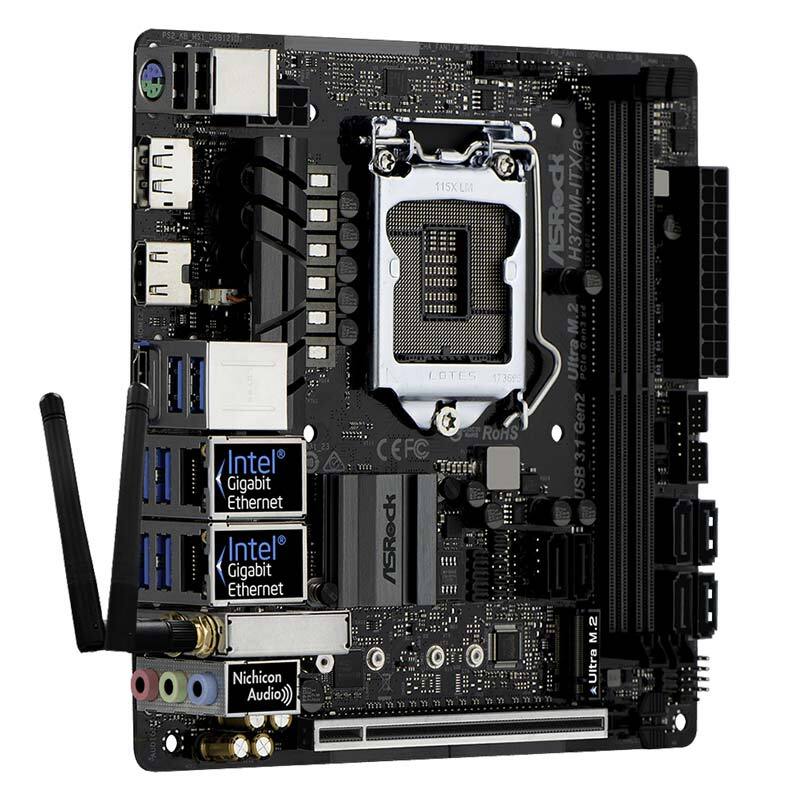 مادربرد ازراک H370M-ITX/ac DDR4