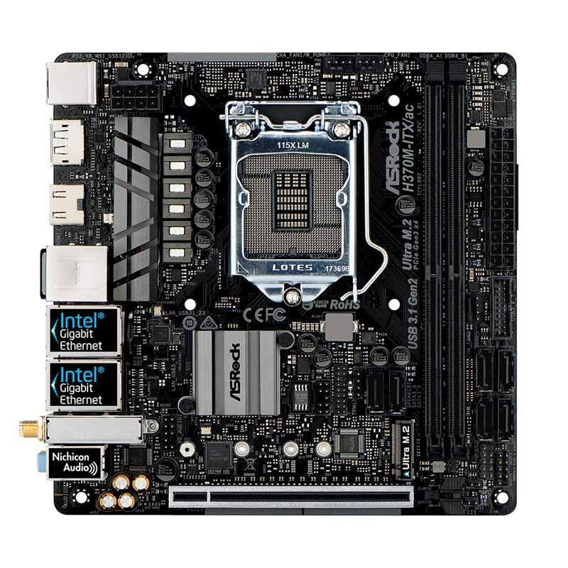 مادربرد ازراک H370M-ITX/ac DDR4