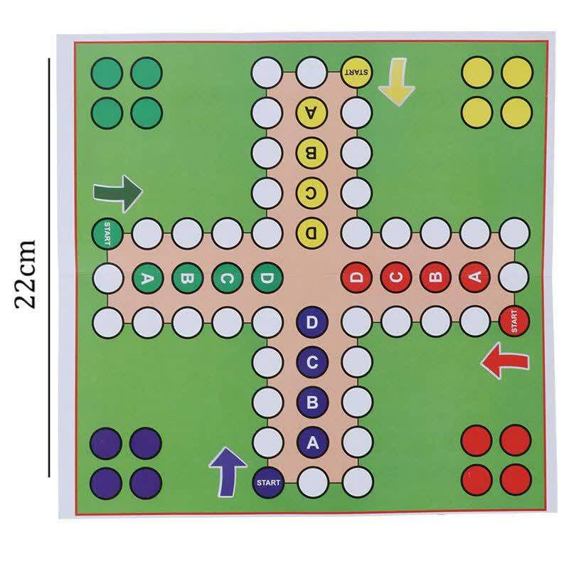 بازی فکری منچ و مار پله مقوایی 22×22 سانتی متر شایان تویز