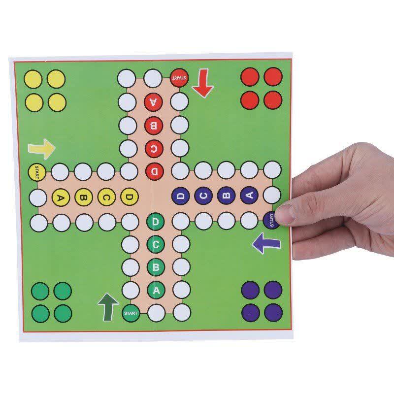 بازی فکری منچ و مار پله مقوایی 22×22 سانتی متر شایان تویز
