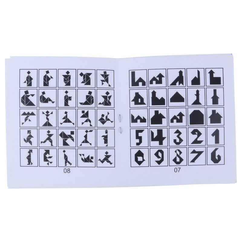 بازی فکری تانگرام 14 تکه 2 نفره شایان تویز کد 60