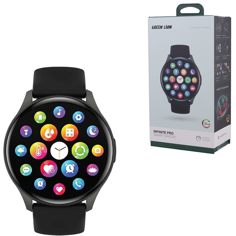 ساعت هوشمند گرین لاین Infinite Pro GNINFPROSWBK