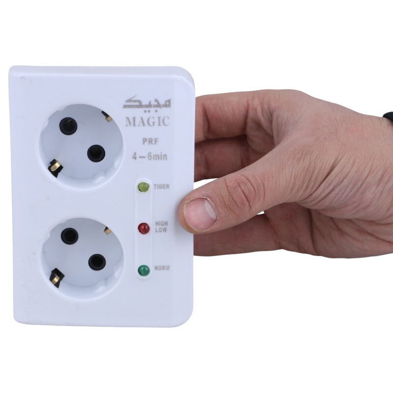 محافظ برق یخچال و فریزر 2 خانه ارت دار مجیک 206