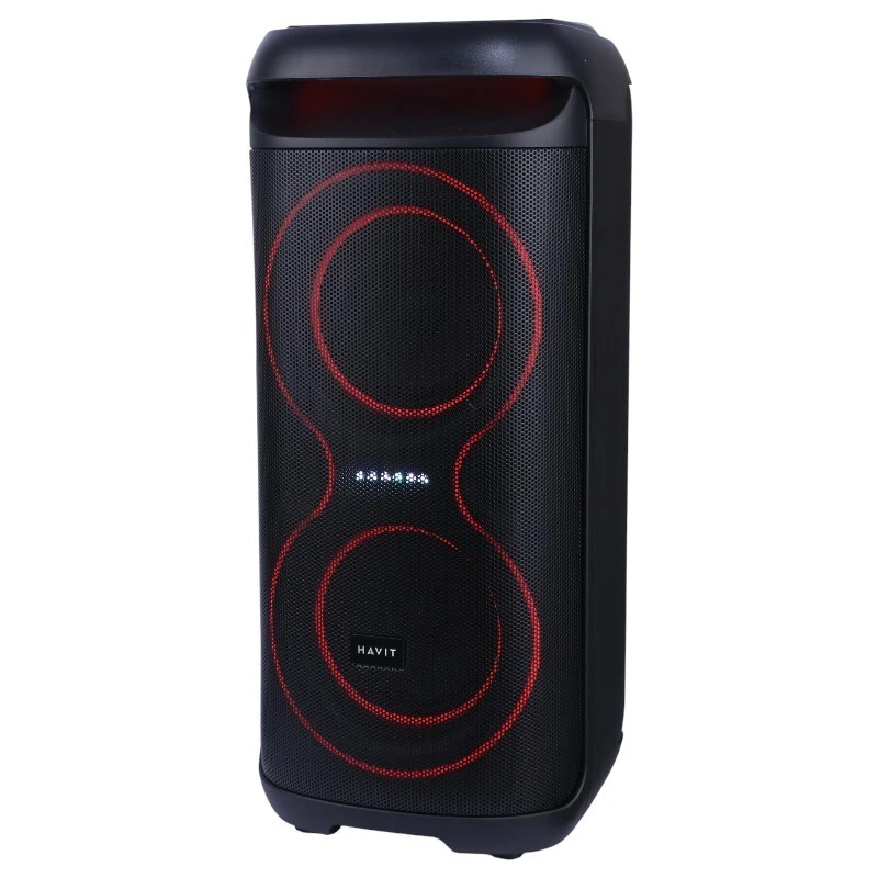 اسپیکر چمدانی بلوتوثی هویت SQ122BT + میکروفون و ریموت کنترل