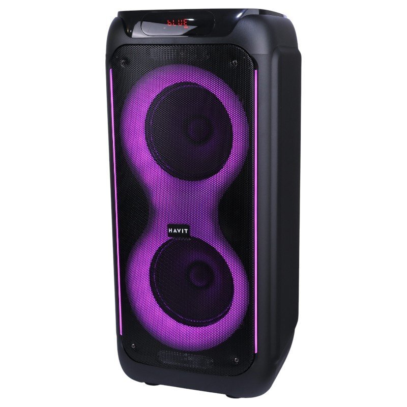 اسپیکر چمدانی بلوتوثی هویت SQ120BT + میکروفون و ریموت کنترل