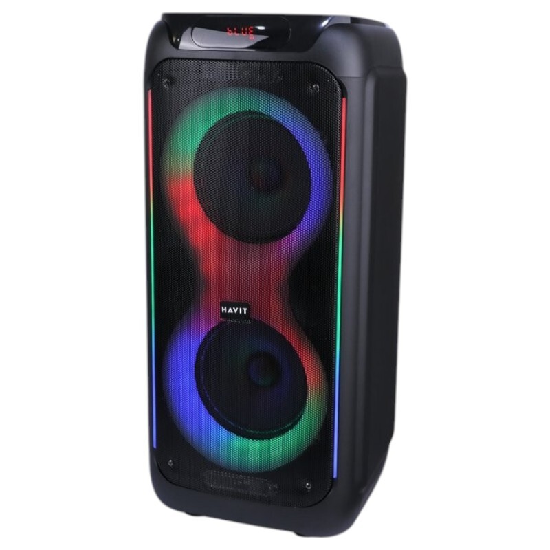 اسپیکر چمدانی بلوتوثی هویت SQ120BT + میکروفون و ریموت کنترل